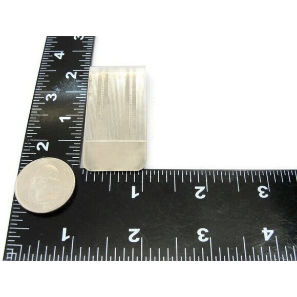 Vintage Silver Tone Money Clip Men Wallet ID Credit Card Holder - Picture 13 of 15
